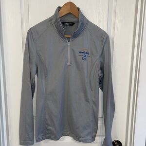 The North Face Ladies Tech Quarter Zip Pullover Fleece Jacket Sweatshirt